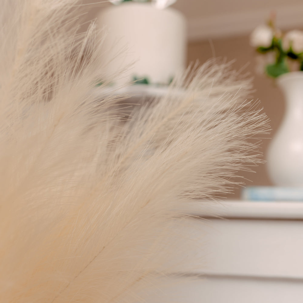 
                  
                    Extra flauschige und hohe künstliche Pampas ORNA in Elfenbein, 3er-Set, Geschenkbox
                  
                
