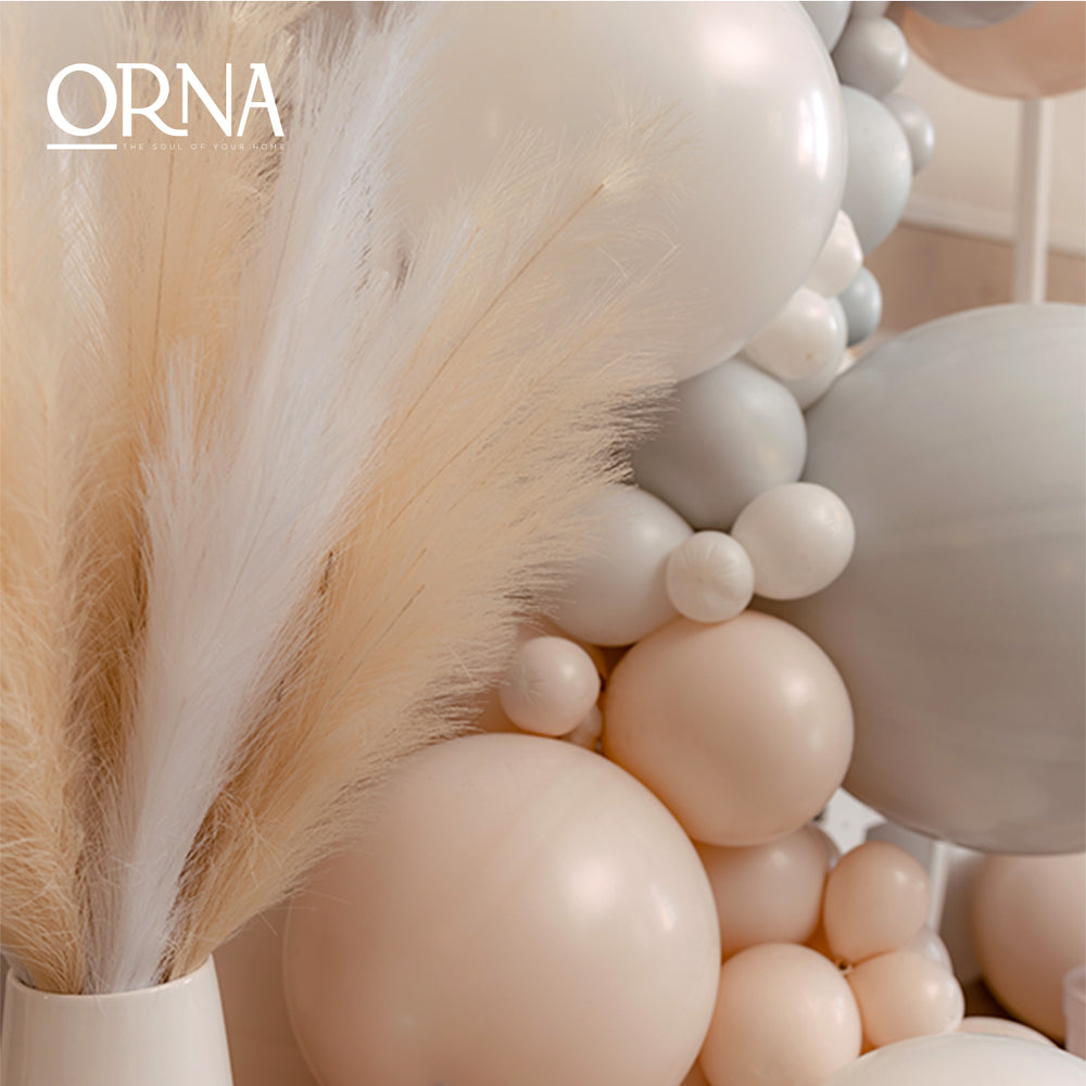 
                  
                    Extra flauschige und hohe künstliche Pampas ORNA in Weiß, 3er-Set, Geschenkbox
                  
                