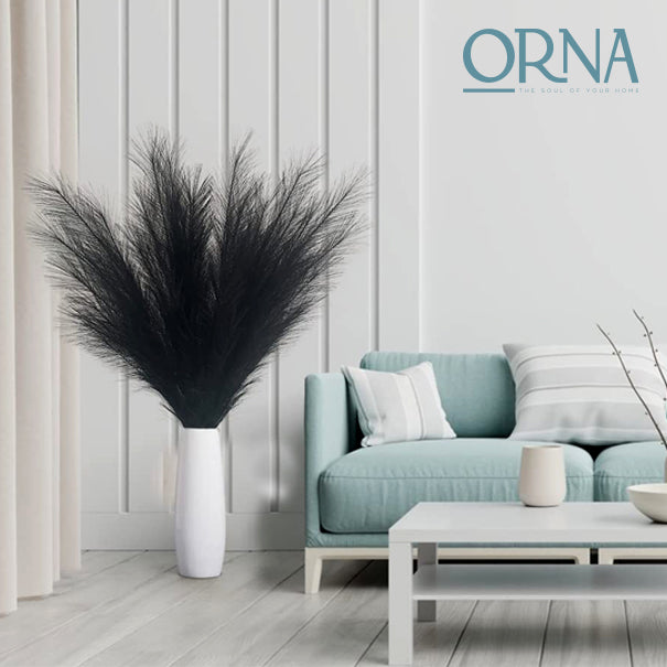 
                  
                    Extra flauschige und hohe künstliche Pampas ORNA in Schwarz, 3er-Set, Geschenkbox
                  
                