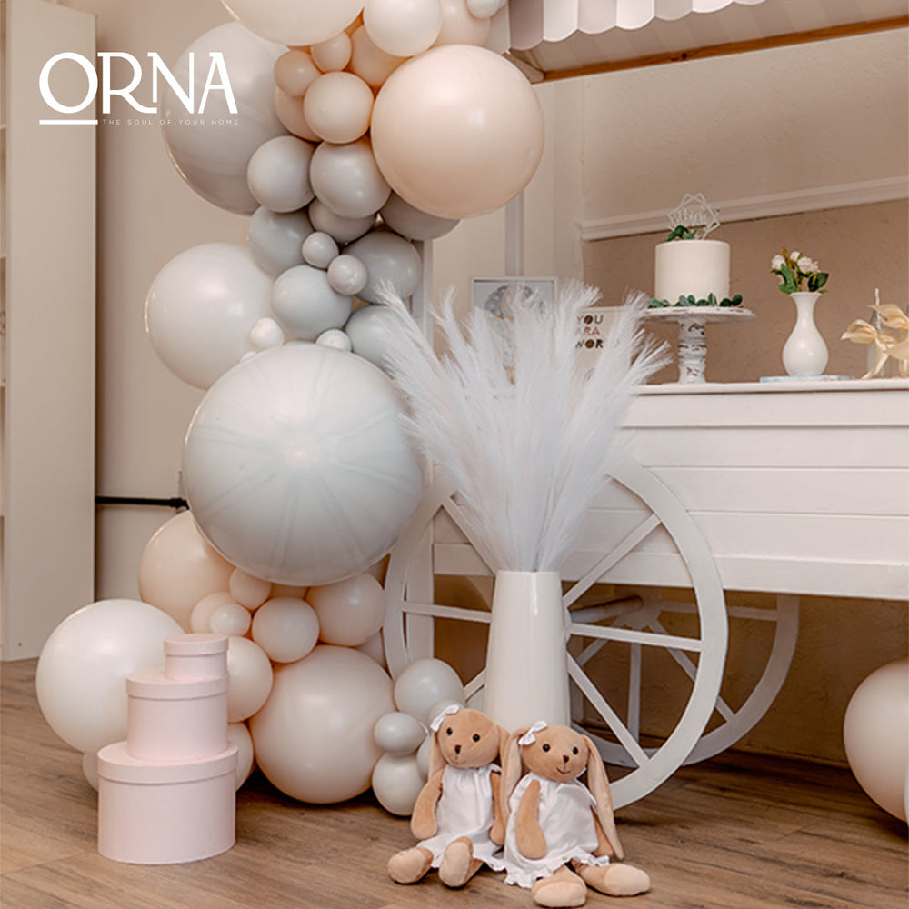 
                  
                    Extra flauschige und hohe künstliche Pampas ORNA in Weiß, 3er-Set, Geschenkbox
                  
                